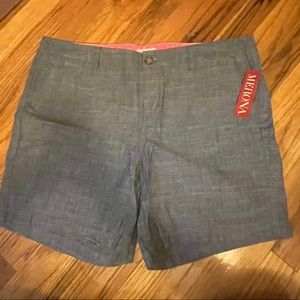 NWT Merona Denim Chambray Shorts Sz 14